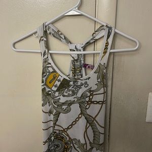 Small maxi summer dress long mixed colored